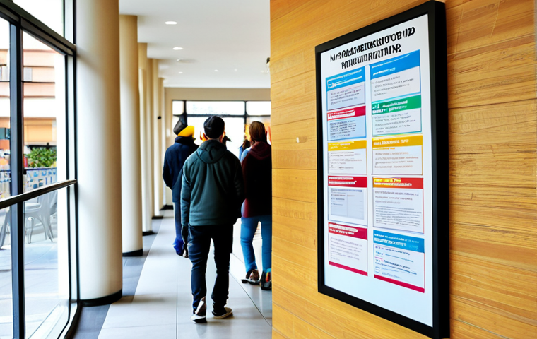 **

"A brightly lit community notice board in a modern apartment building lobby. The board features colorful flyers and announcements, including a 'Neighborhood Restaurant Recommendations' section and a notice about an upcoming summer festival. People are casually looking at the board. fully clothed, appropriate attire, safe for work, perfect anatomy, natural proportions, family-friendly environment, high quality."

**